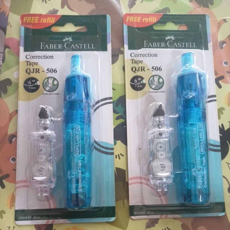 

Faber-Castell Correction Tape QJR 506 + 1 Refill