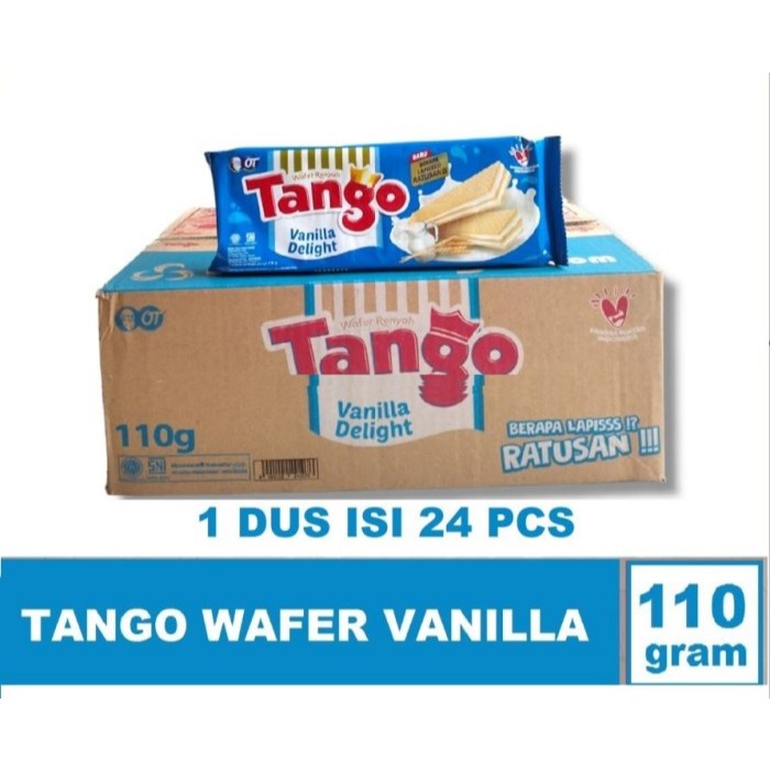 

1 Dus Tango Ecer 5.000 / Wafer Tango 5.000 Coklat Vanilla