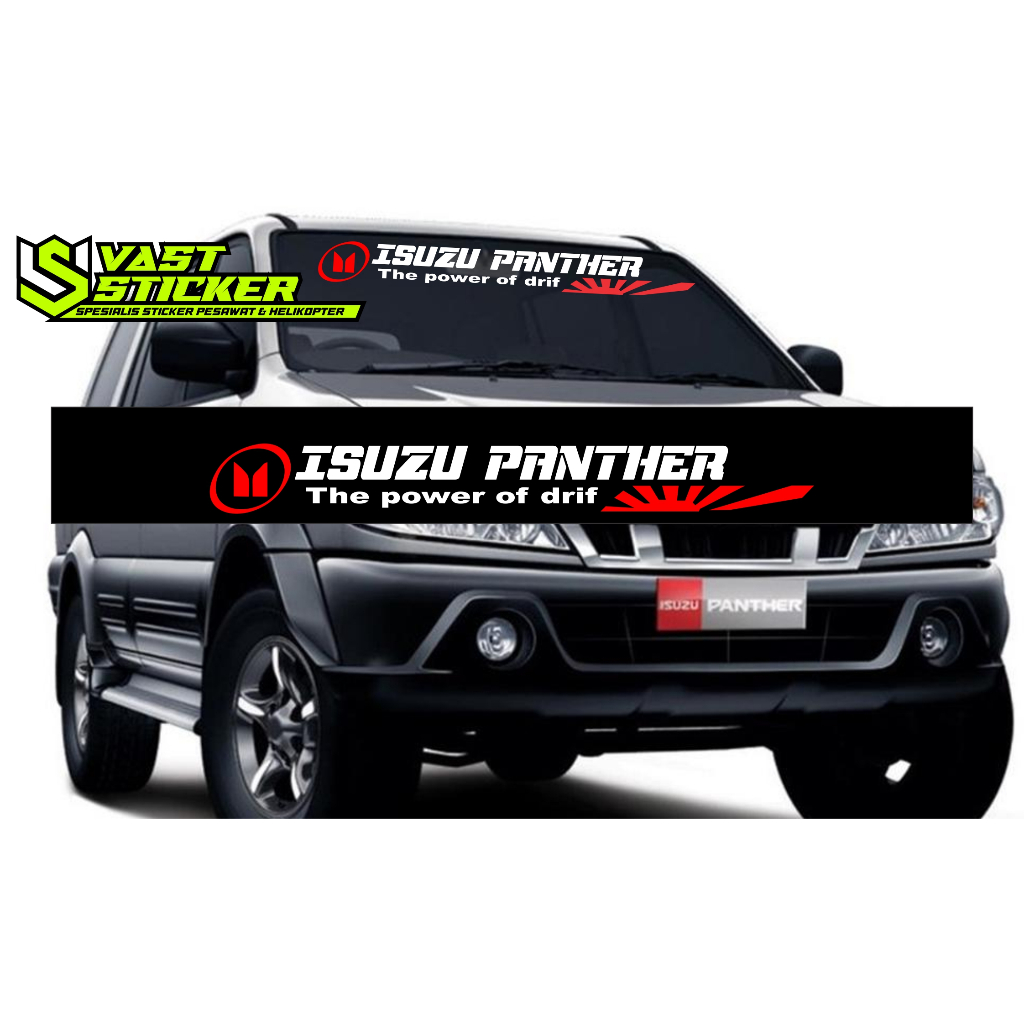 terbaru cutting sticker isuzu panther minimalis kaca depan mobil