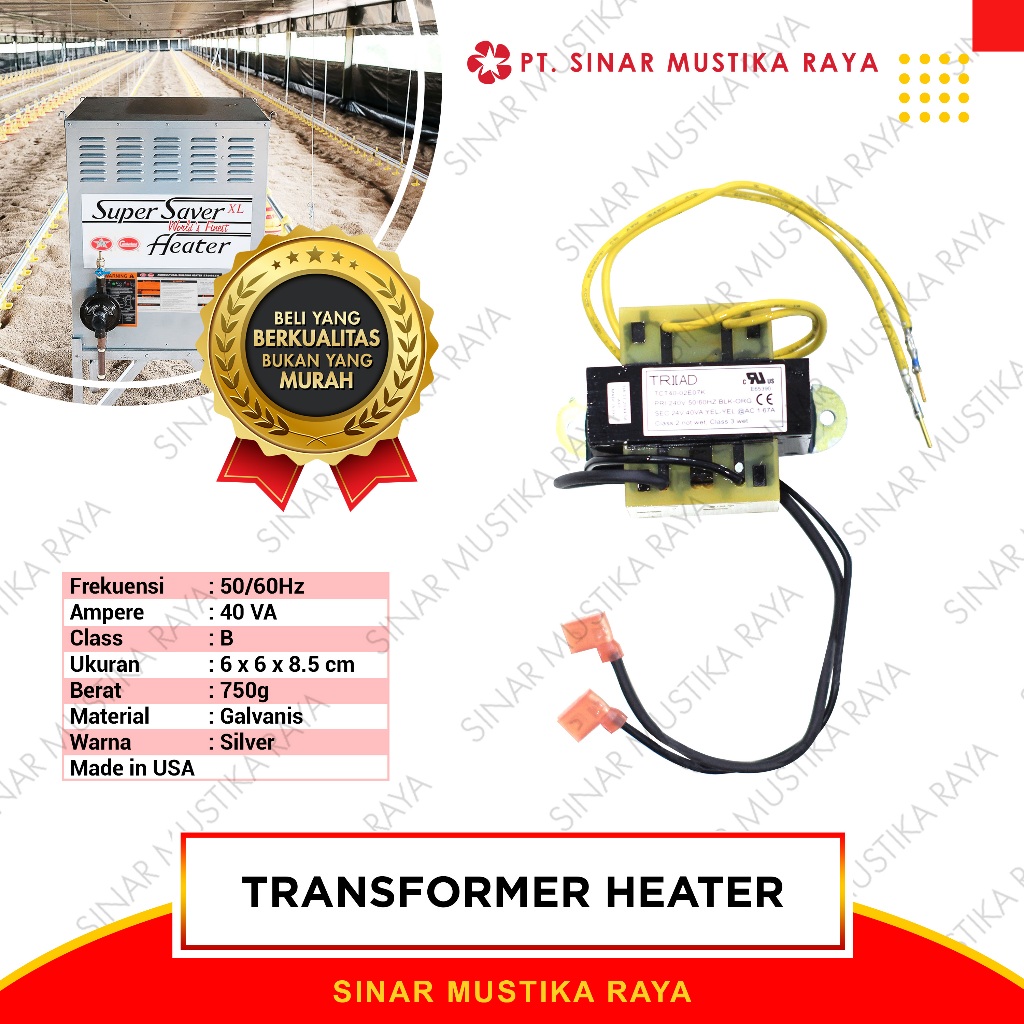 Transformer Kontaktor Spare Part Super Saver Heater Pemanas