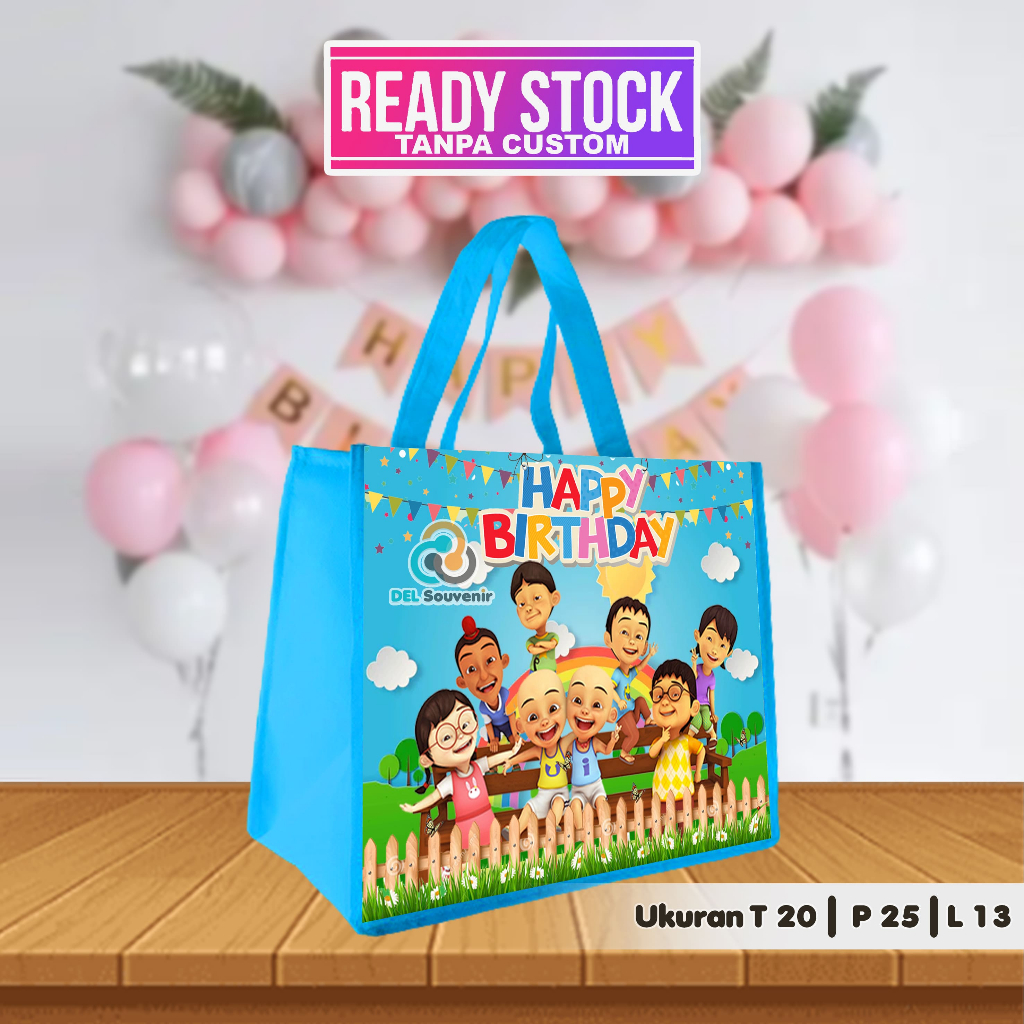 

READY STOCK SIAP KIRIM !! TAS ULTAH ANAK / TAS ULTAH KARAKTER UPIN IPIN / TAS SOUVENIR READY STOCK LANGSUNG KIRIM / TAS SOUVENIR ULANG TAHUN / GOODIE BAG ULTAH / TAS ULANG TAHUN