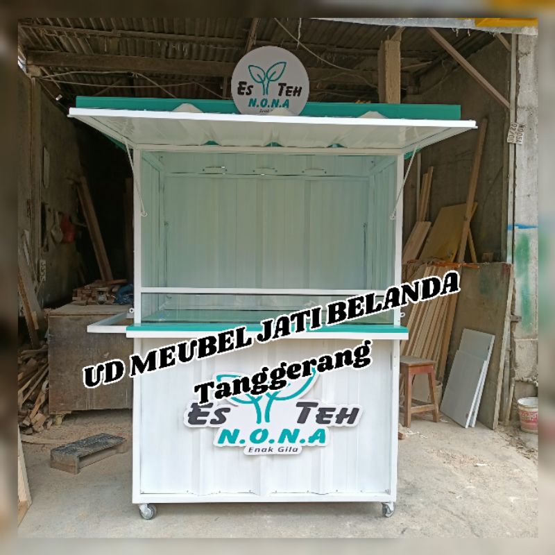 gerobak es teh, gerobak minuman, gerobak angkringan, gerobak jualan