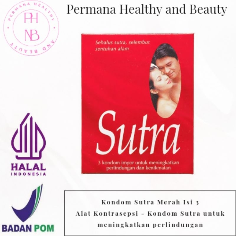 Kondom Sutra Merah isi 3 / Sutra Merah Isi 3 / Kondom Sutra
