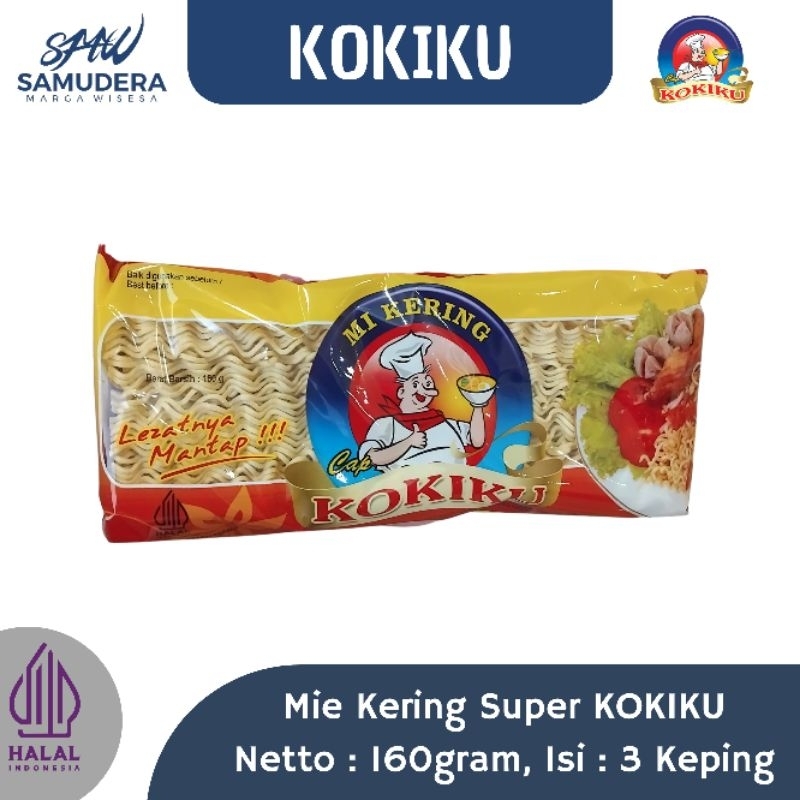 

KOKIKU/Mie Kering Super/Mie Telor Cap Kokiku (160g)