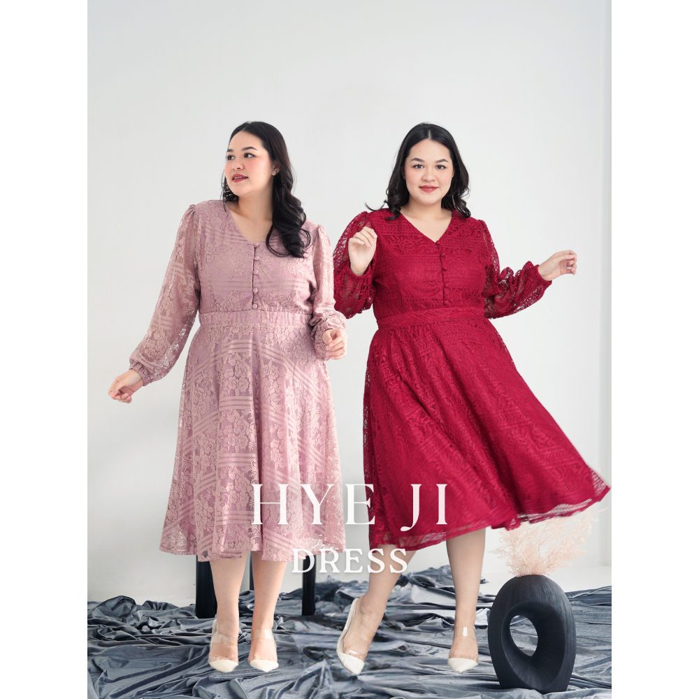 Xtramiles - Hye Ji Party Dress 9 Colors | Gaun Pesta Big Size Plus Size