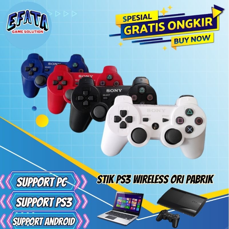 Stik ps3 wireless original Pabrik warna non packing