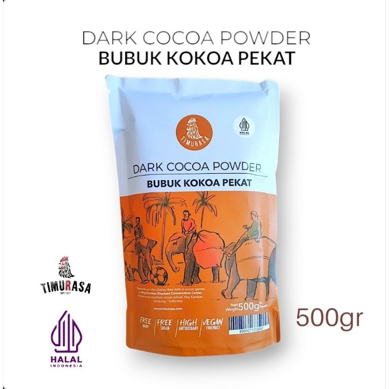 

BUBUK COKELAT PEKAT - 500gr | Timurasa DARK COCOA Powder Coklat DARK CHOCOLATE