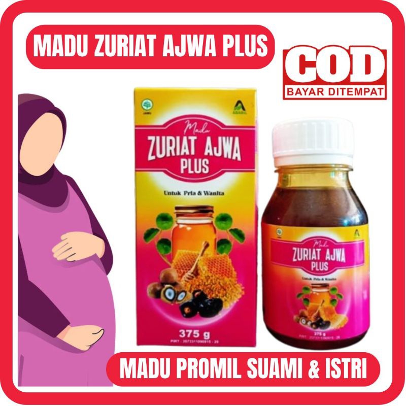 

MADU ZURIAT AJWA PLUS ABABIL 375 GR - MADU ZURIAT AJWA ABABIL MADU ZURIYAT PLUS KURMA AJWA MADU PENYUBUR KANDUNGAN