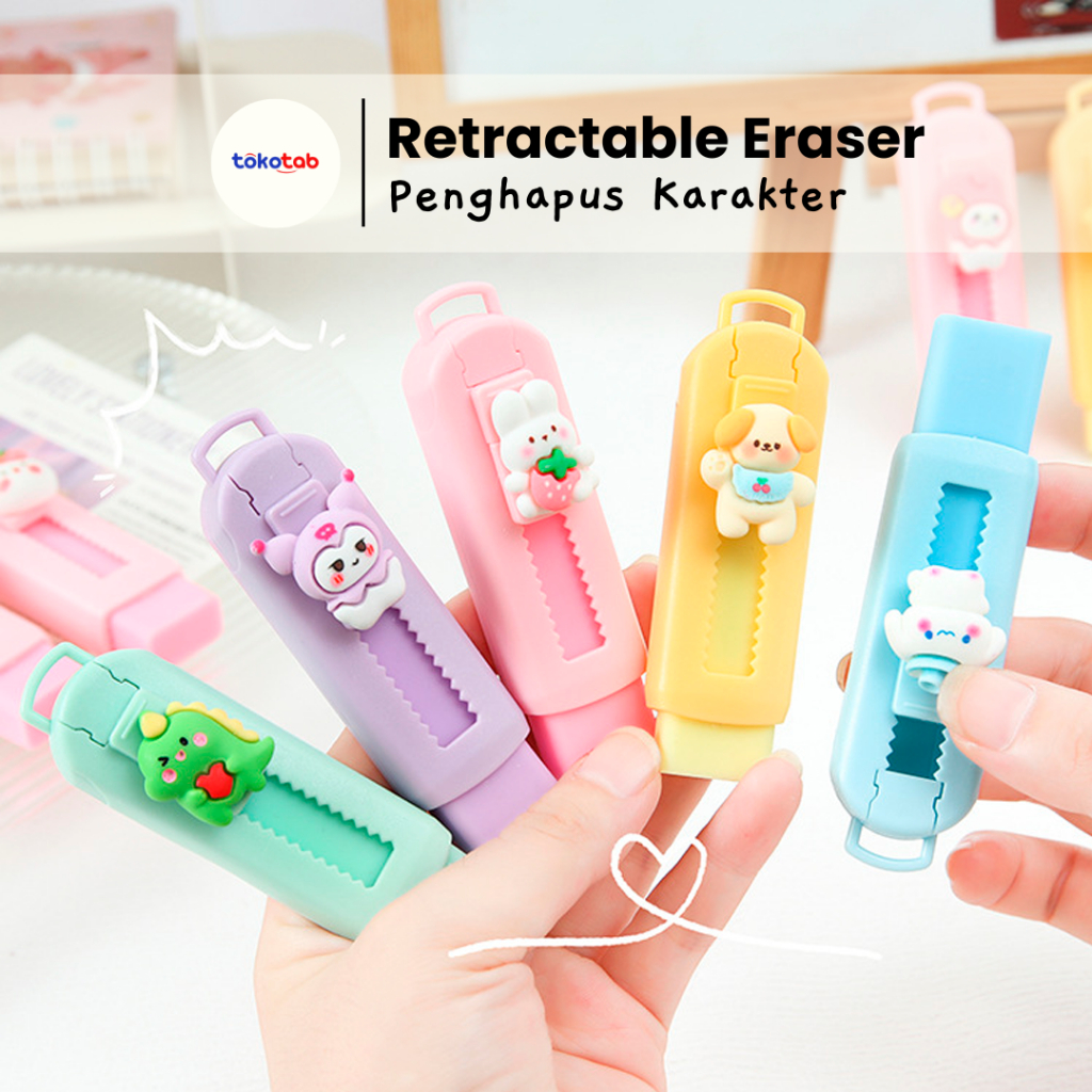 

Tokotab - Penghapus Mekanik Penghapus Stick Push Pull Eraser Mechanic Eraser Macaroon Pastel Eraser