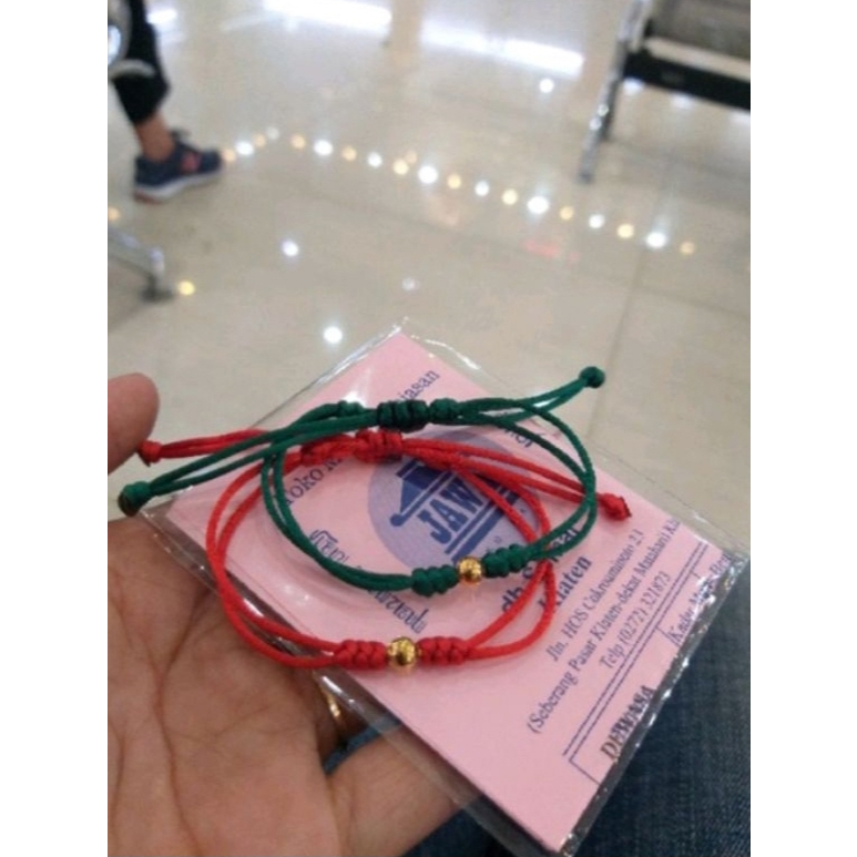 Gelang Tali Bulat Satin Emas Semar Jawa