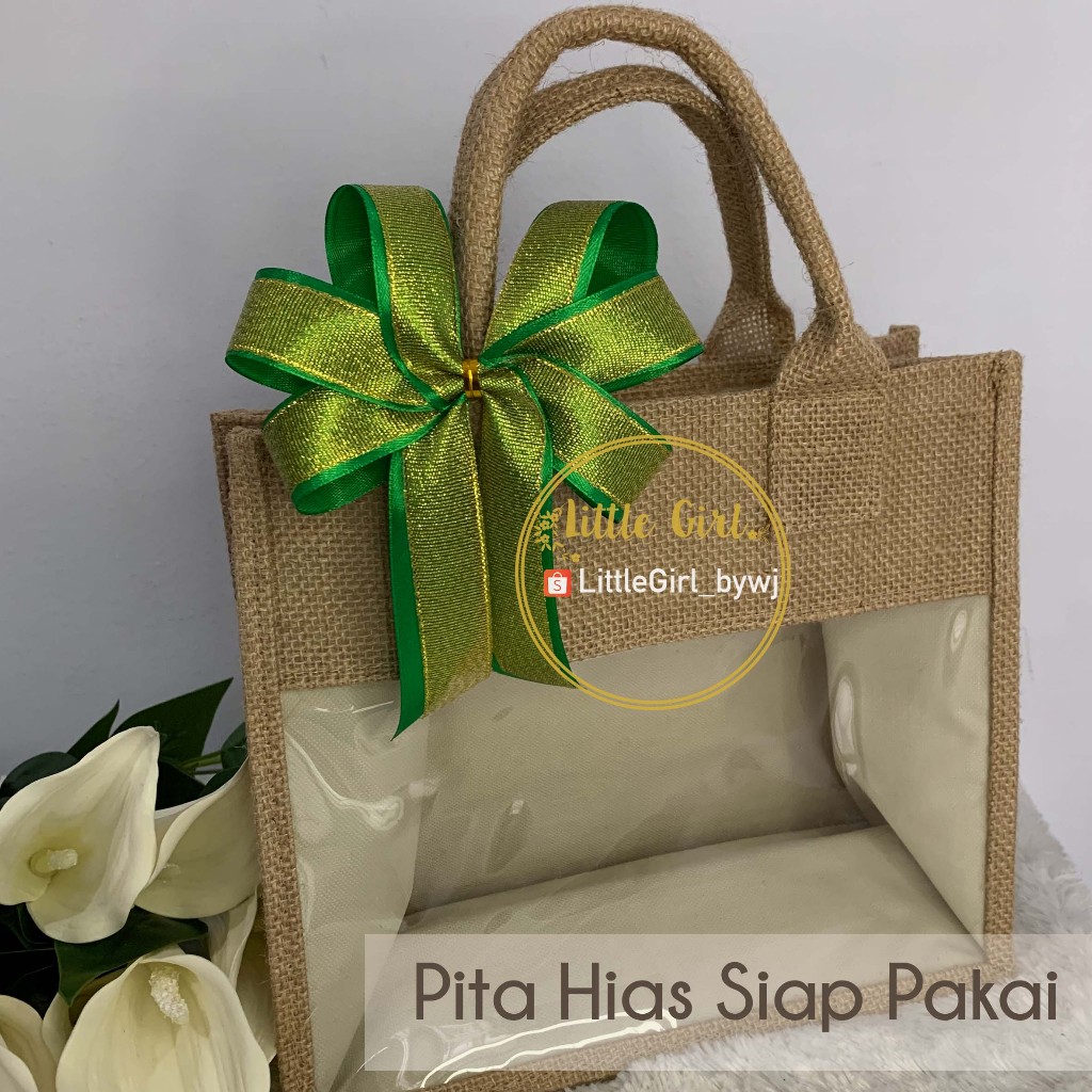 

Pita Hias Siap Pakai - Pita Hampers - Pita Parcel - Lebaran Idul Fitri Natal Imlek - Pita Kado - Ribbon - Pita Tas - Little Girl Shop