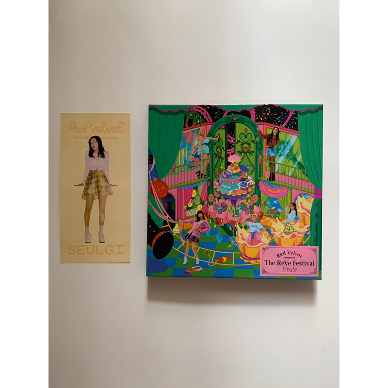 Red Velvet The ReVe Festival Finale Scrapbook Ver Seulgi Bookmark ALBUM ONLY