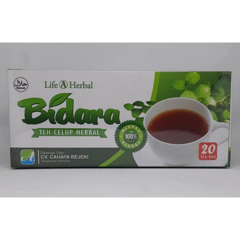 

Teh daun bidara. Teh celup herbal.
