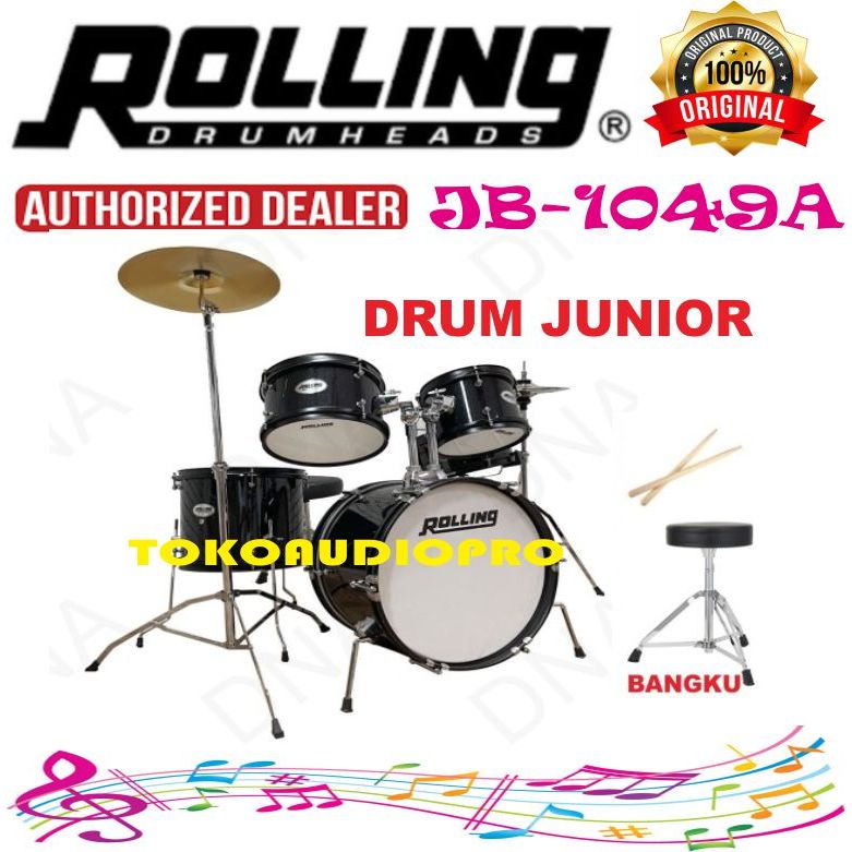 Drum set Rolling JUNIOR JBJ1049A Drum Junior Drum Anak-Anak Rolling jb-1049a  jb1049a