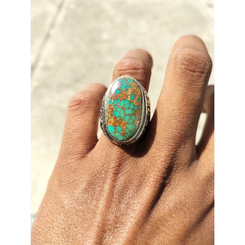 (READY) Pirus Persia Ceplok Serat Emas