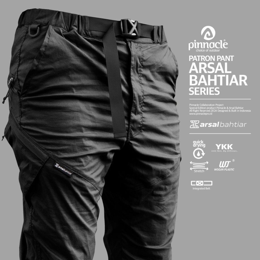 Pinnacle Pro Official Patron Pant Arsal Series - Black