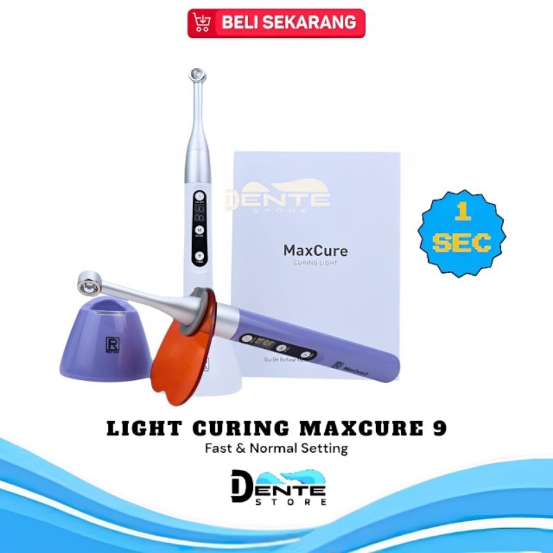 DENTAL LIGHT CURE 1 DETIK / LASER LED / LIGHTCURE 1 DETIK M3 Cure+ / LIGHTCURE