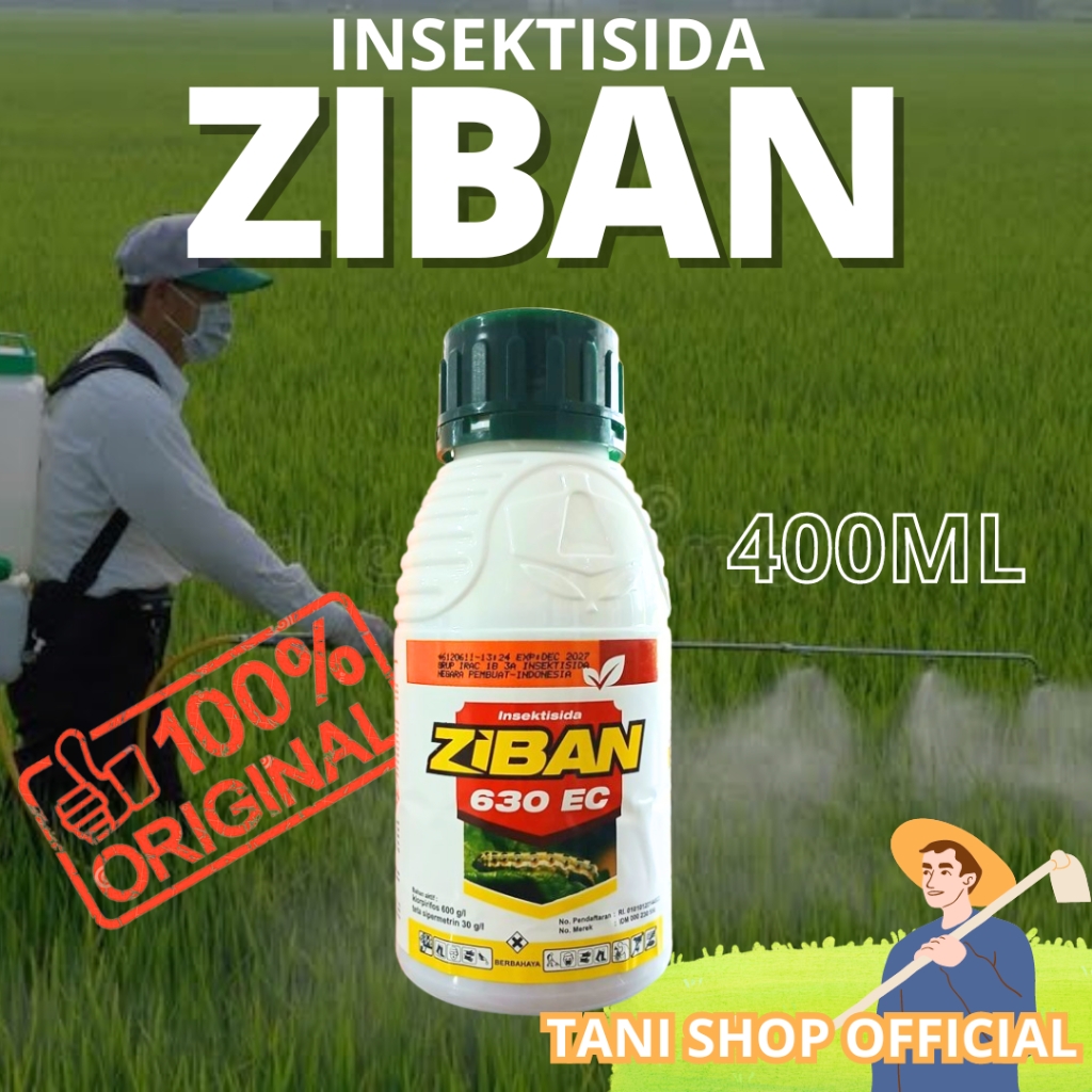 Ziban 630 EC 400ml - Insektisida Ampuh untuk Pengendalian Ulat Grayak pada Tanaman