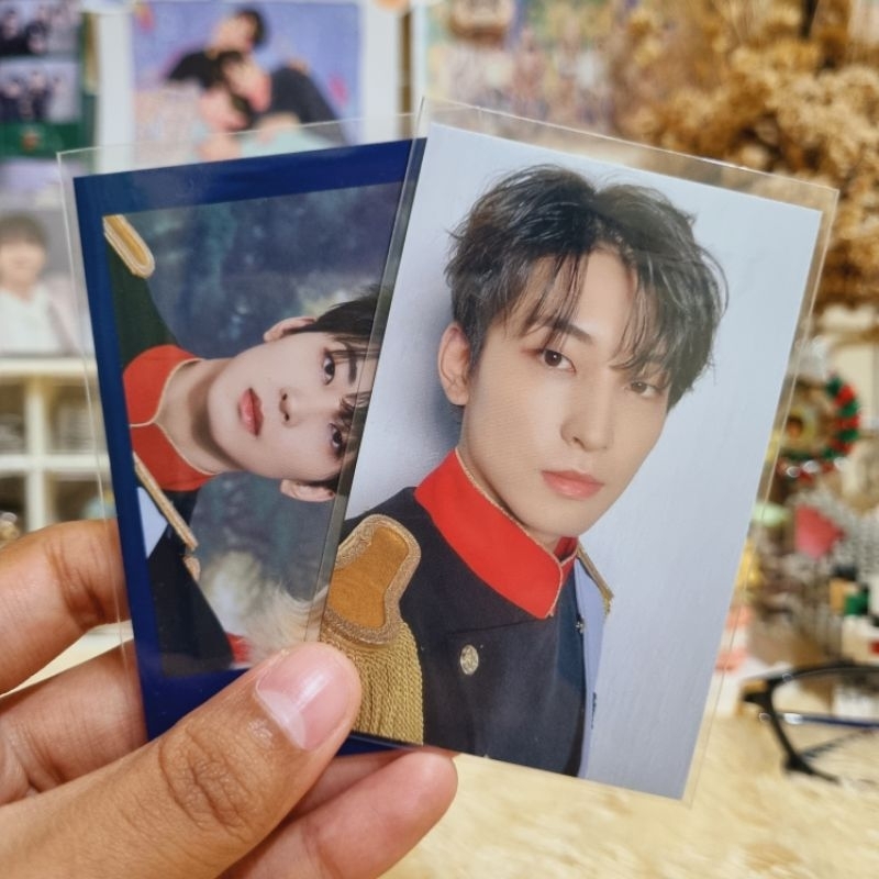 [ready] photocard seventeen wonwoo tray prince cafe in seoul set polaroid