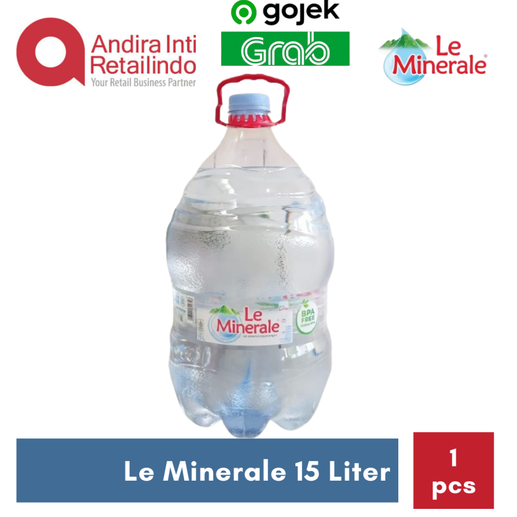 

Le Minerale Kemasan Galon 15Liter Instan/Sameday