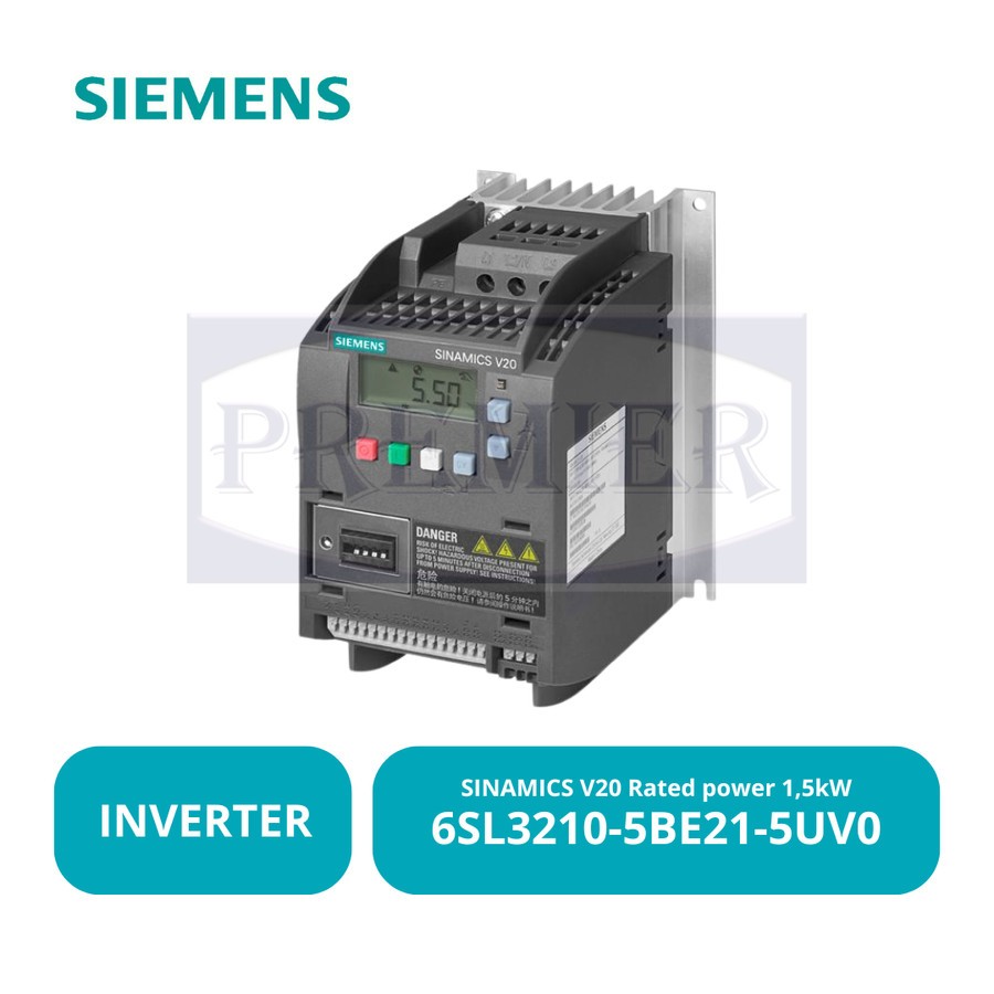 SIEMENS Inverter SINAMICS V20, 5.5 kW 6SL3210-5BE25-5UV0