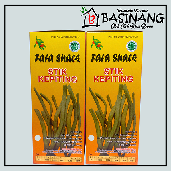 

Stik Kepiting Fafa | Oleh - oleh khas berau kalimantan timur