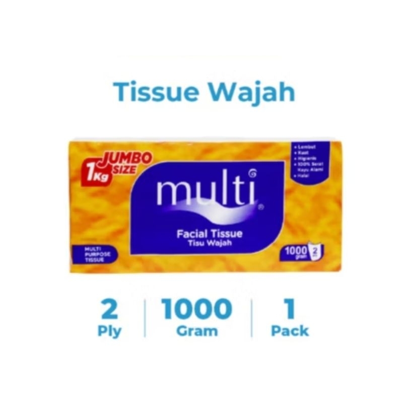tisu 1kg multi tisu wajah tisu 2ply