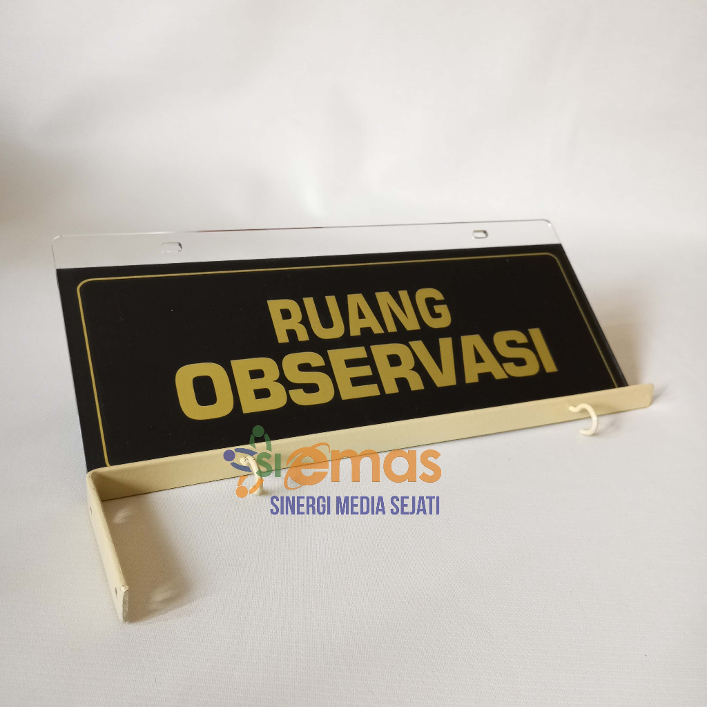 Akrilik Papan Gantung Ruang Observasi |Akrilik Papan Nama Ruang Observasi