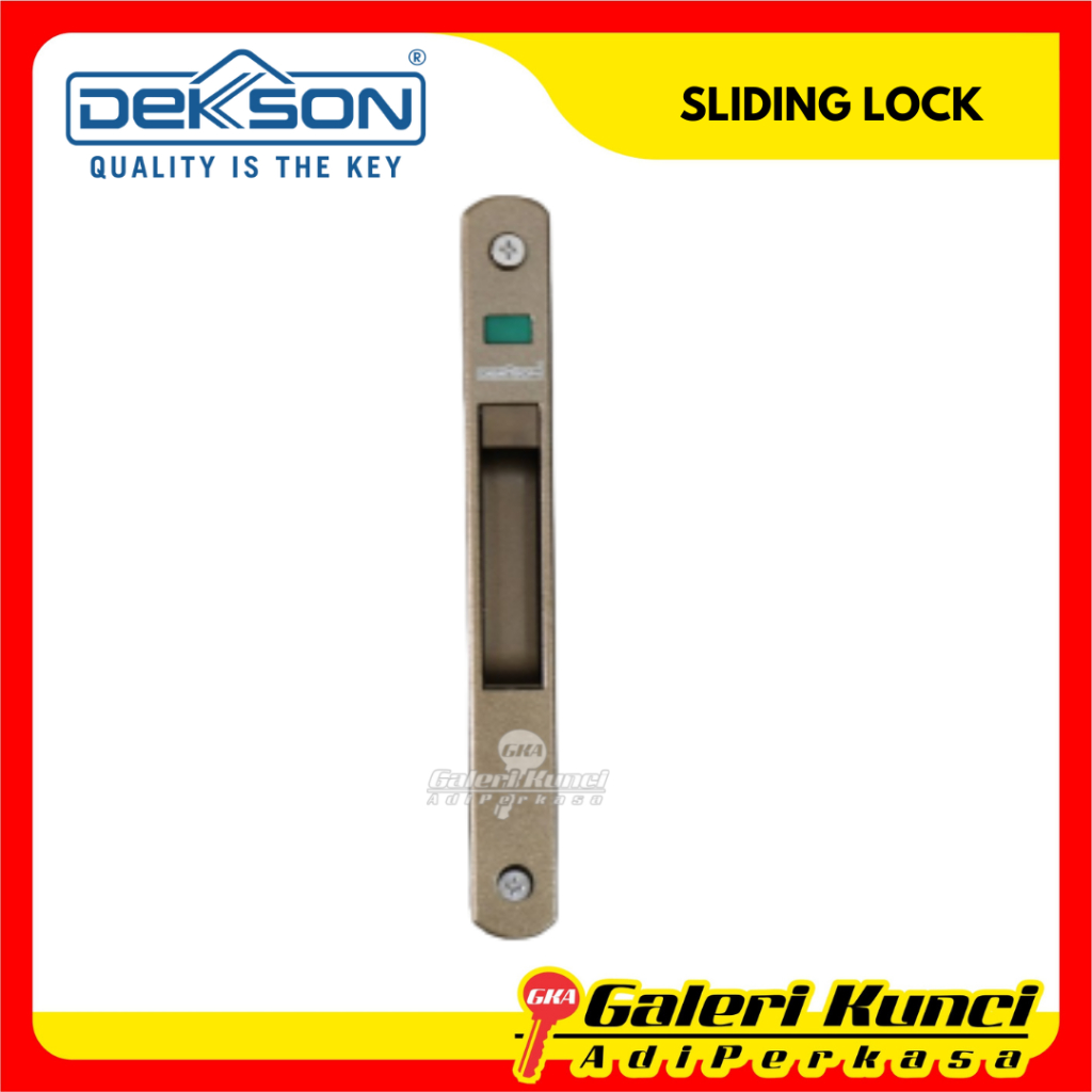 Kunci Sliding Dekkson Dekson RA6 BROWN Handle Pintu Geser Alumunium