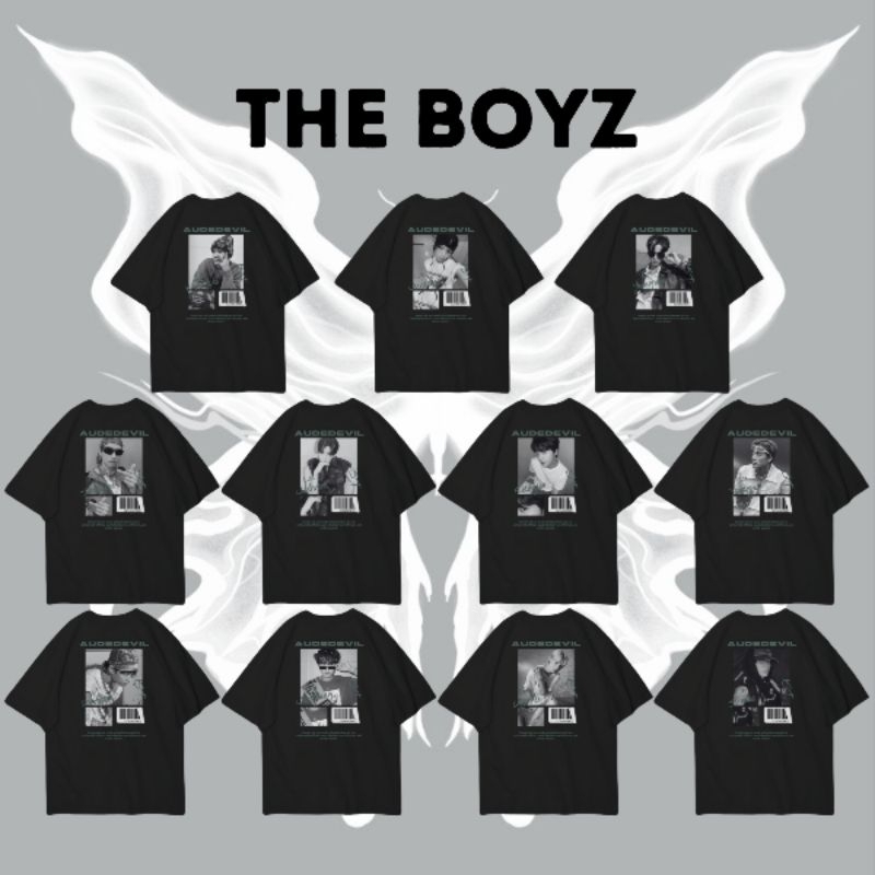 [PART 2] VEMTUS T-SHIRT KAOS THE BOYZ AUDEDEVIL KEVIN JUYEON YOUNGHOON SANGYEON HYUNJAE HAKNYEON ERI