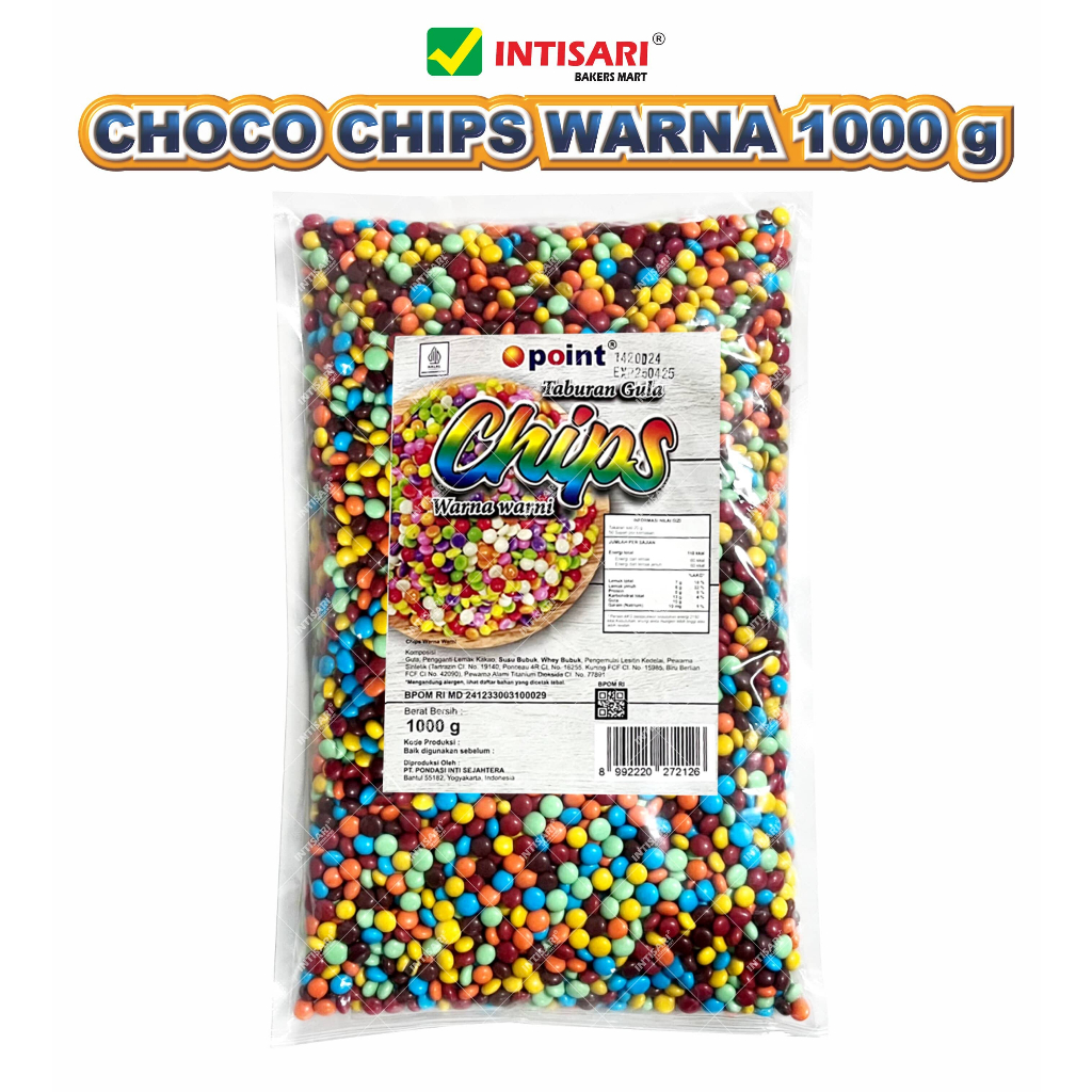 

CHOCO CHIPS WARNA 1000 G