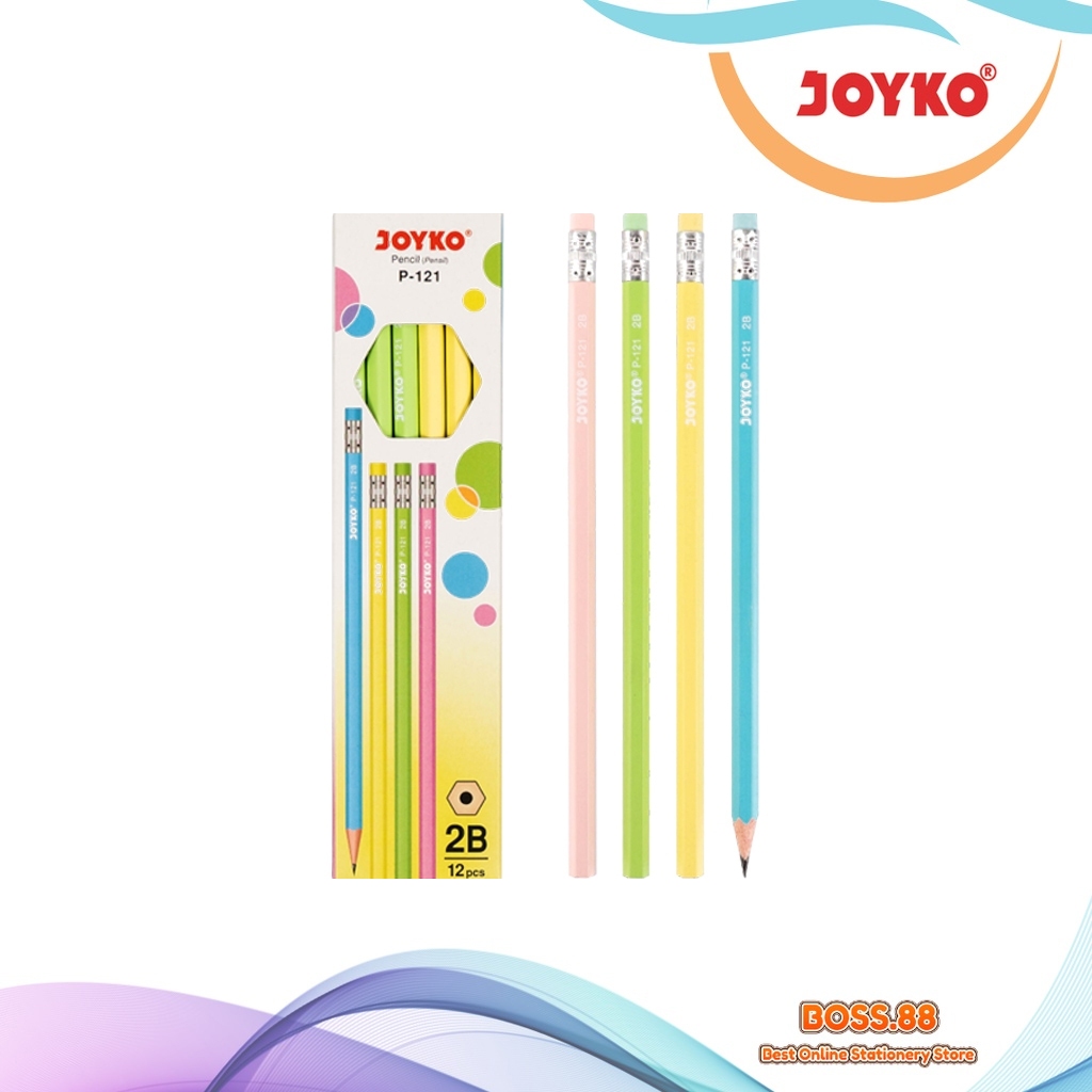 

PENCIL / PENSIL 2B JOYKO P-121 (12 PCS)