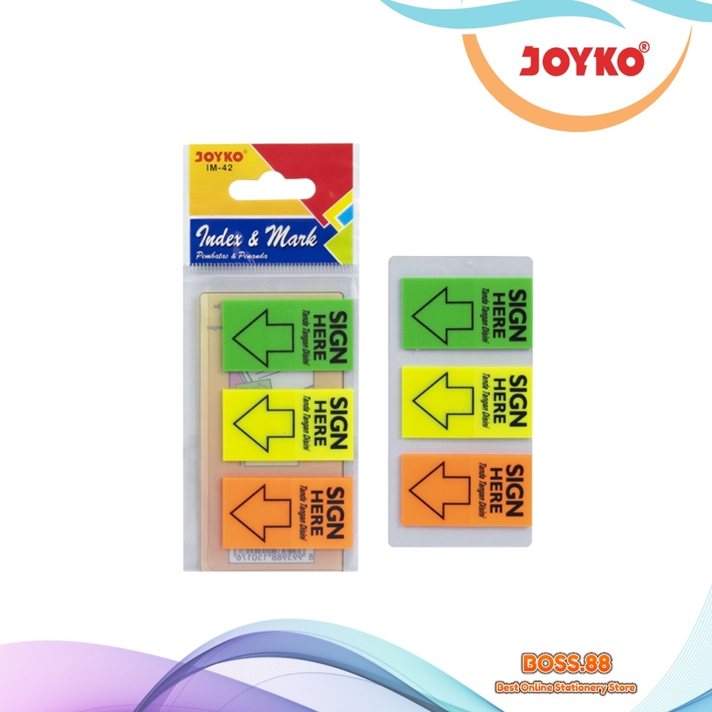 

STICK NOTE / NOTES TEMPEL JOYKO IM-42 SIGN HERE (1 PCS)