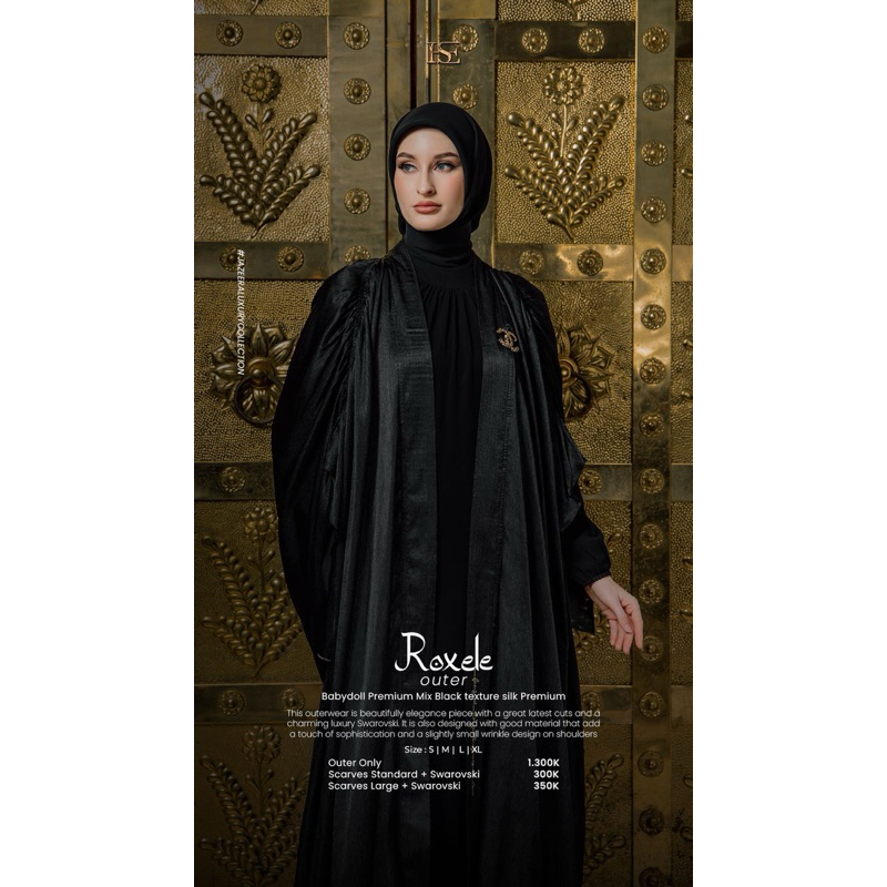 (HSE) GAMIS SYARI “ROXELE OUTER” BY HSE