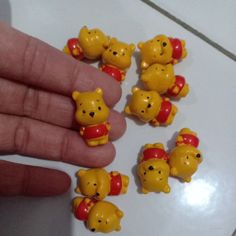 bahan charm pooh/ winnie the pooh/figure pooh/ pooh figure
