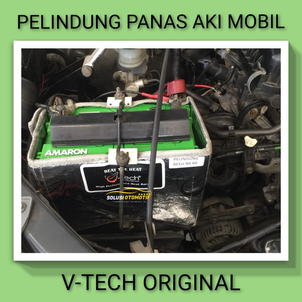AKI MOBIL NS60 /32B24L/46B24L/55B24R/65B24L VTECH Ori Pelindung Panas Cegah Aki Mobil Cepat Soak