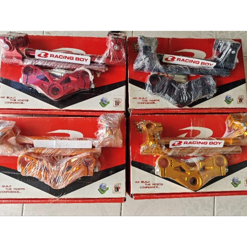 SEGITIGA ATAS SATRIA FU KARBU SET STANG RACING BOY