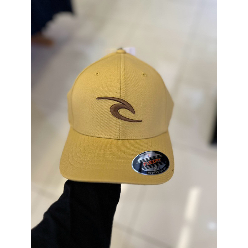 RIPCURL topi flexfit tepan khaki NEW ORIGINAL 100%