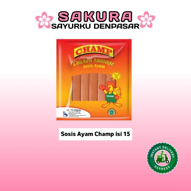 

Sosis Champ 375g isi 15pcs - SAKURA