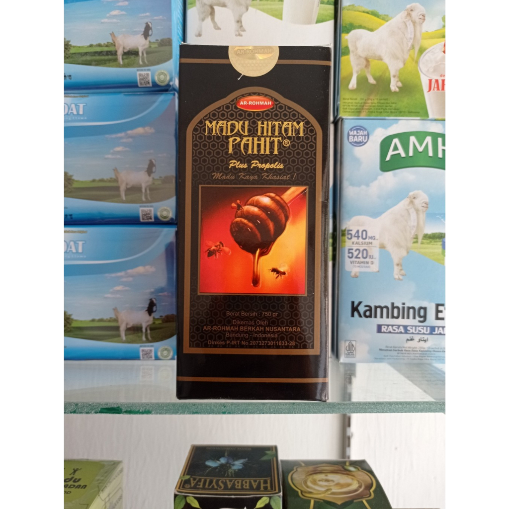 

Madu Hitam Pahit Ar-Rohmah | Madu Item Pait Arohmah 750gr Plus Propolis