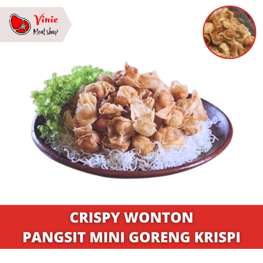 

ADY78 Pangsit Mini Goreng Krispi Crispy Wonton 125 gr