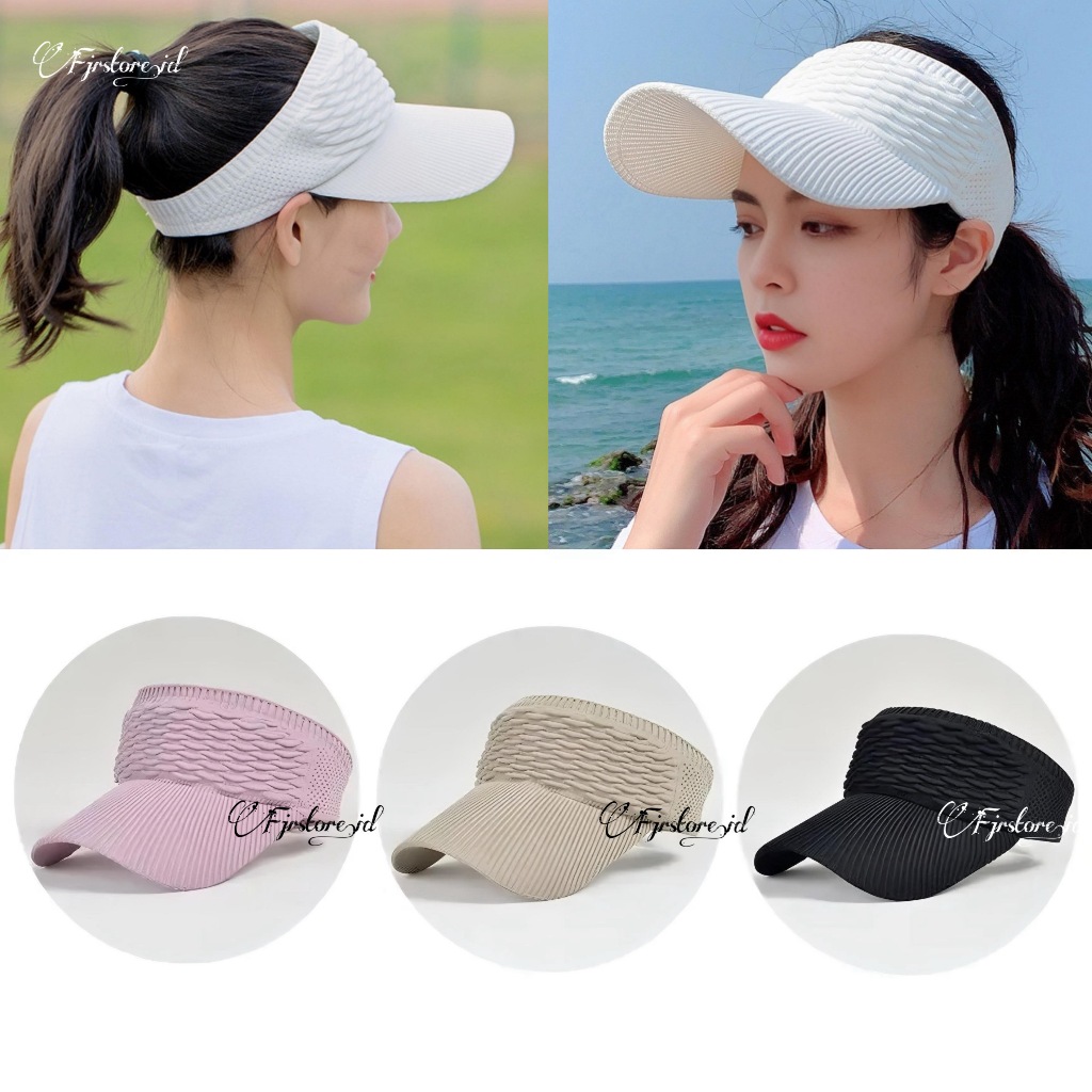 Topi Olaraga Senam Wanita - Topi Zumba - Topi Golf -Topi Sepeda -Topi Pantai Sport Lari Tenis Hijab