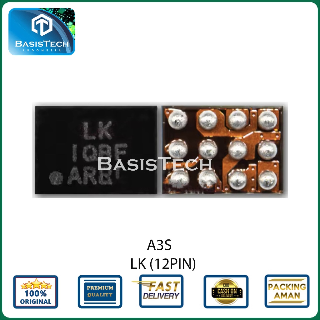 IC LIGHT OPPO A3S - IC LK ( 12 PIN ) - ORI
