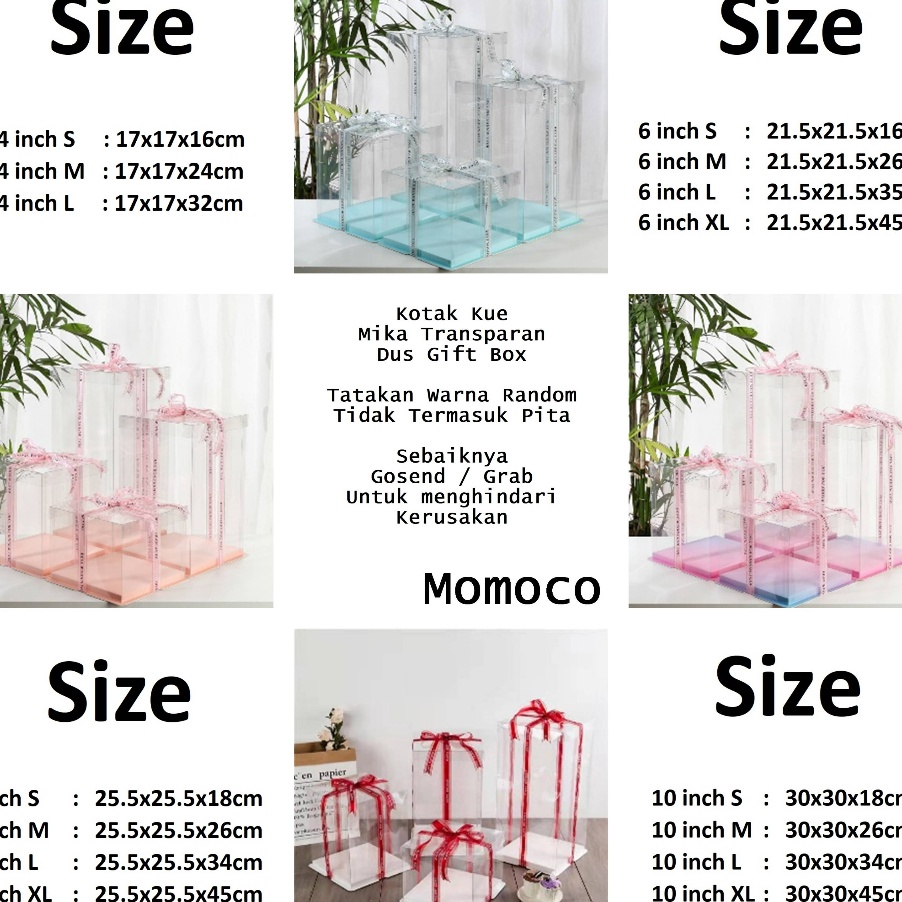 

GEBYAR PROMO Kotak Kue Mika Transparan Dus Cake Box Transparan Gift Kotak Kue Tart 17x17 Cm 21x21 Cm 22x22 Cm 25x25 Cm 26x26 Cm 3x3 Cm 32x32 Cm 36x36 Cm 39x39 Cm