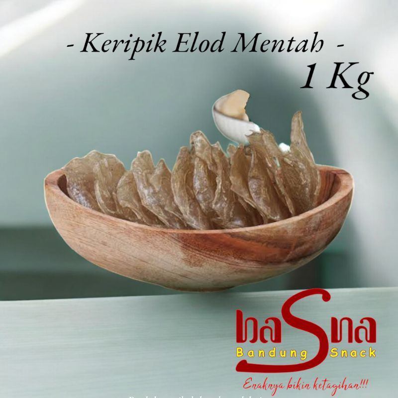 

Elod 1Kg Keripik Elod Kerupuk Elod Opak Elod Singkong Elod Kicimpring makanan khas Jawa Barat