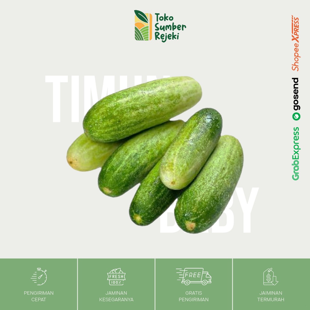 

Timun Baby / Timun Lalap Segar - Toko Sumber Rejeki Yogyakarta