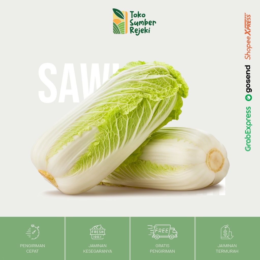 

Sawi Putih Segar - Toko Sumber Rejeki Yogyakarta