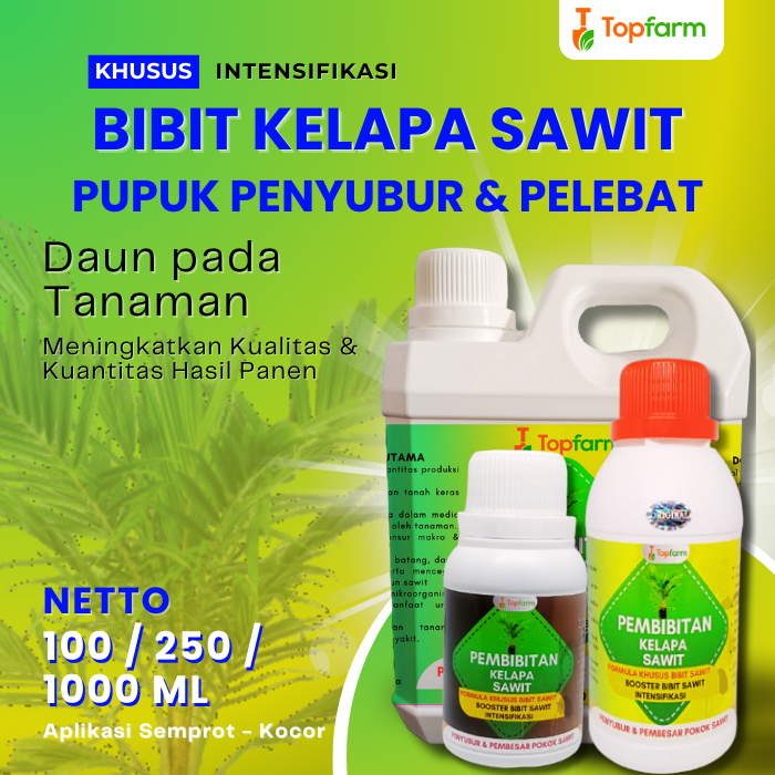 Pupuk Bibit Sawit Kecil / Pupuk Untuk Bibit Kecambah Sawit / Pupuk Daun Untuk Bibit Sawit /Pupuk Khu