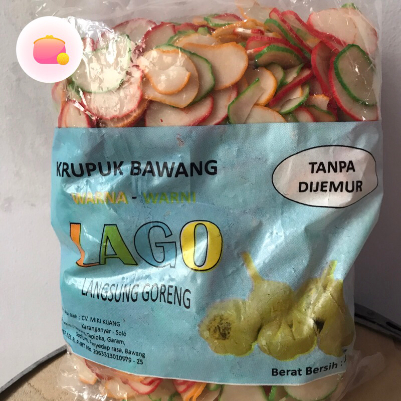 

kerupuk bawang warna warni
