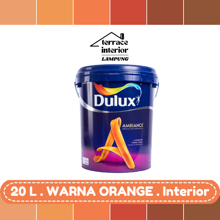 Cat Tembok Dulux Ambiance Interior 20 L Orange Gloss